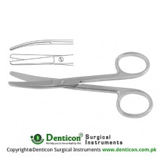 Operating Scissor Curved - Blunt/Blunt Stainless Steel, 13 cm - 5"